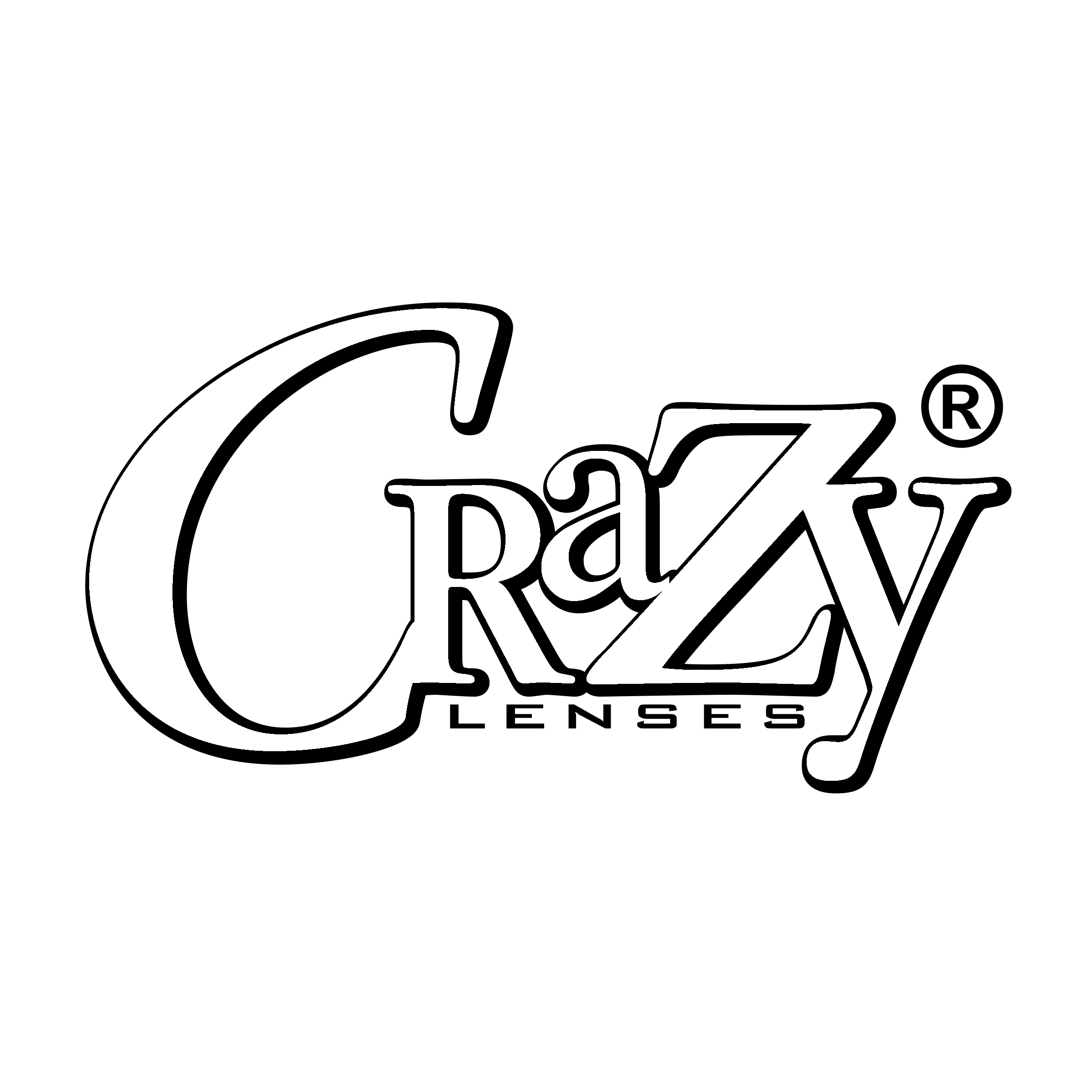Crazy Logo - Crazy Lenses Logo PNG Transparent & SVG Vector - Freebie Supply