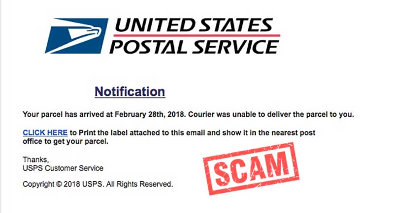 2018 USPS Logo - USPS Malware Emails