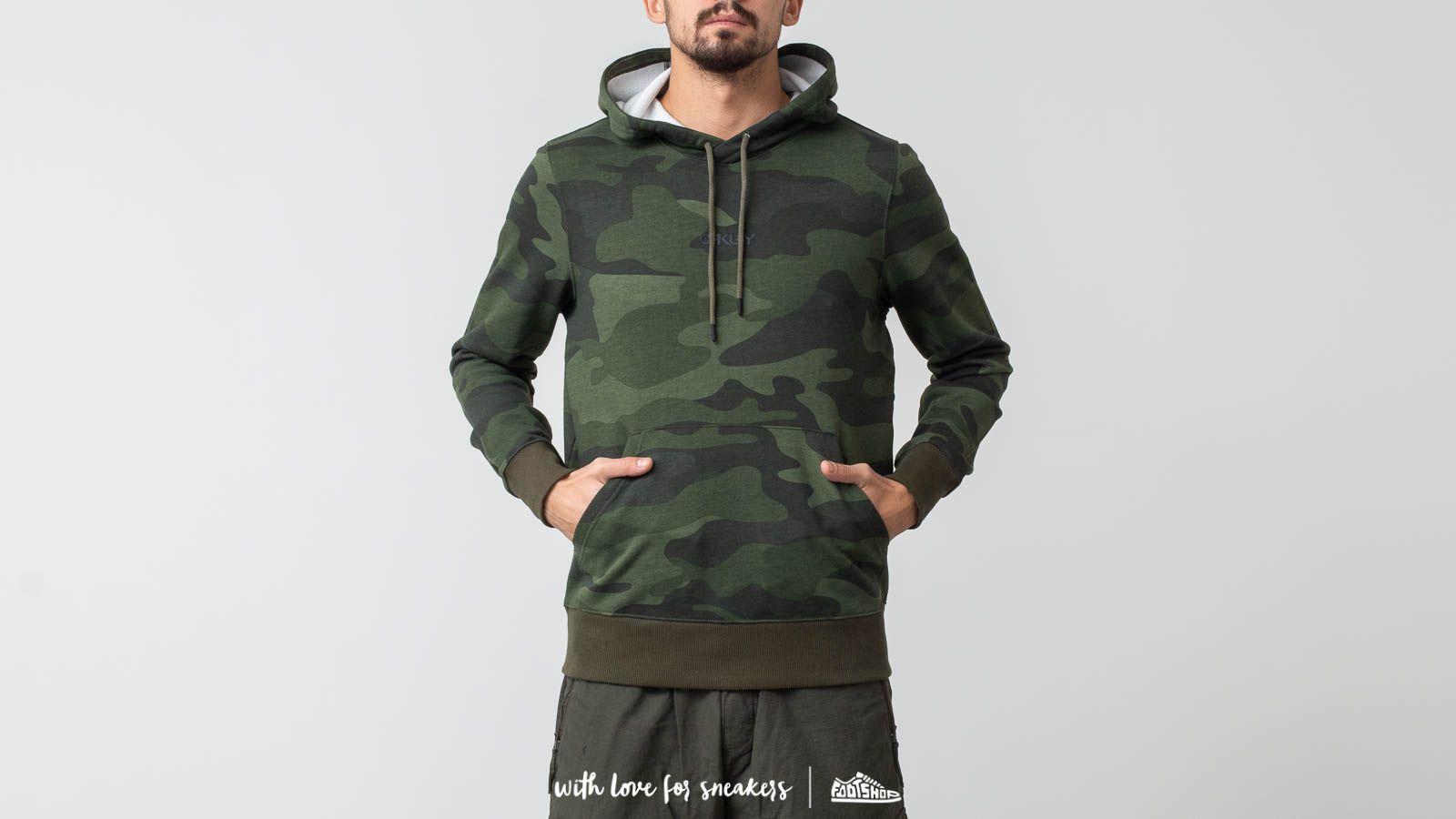 Camo Oakley Logo - Oakley Street Logo Hooded Fleece Hoodie Core Camo | Footshop