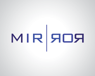 Mirror Logo - Mirror | mirror image logos | Logo design, Logos, Logo design ...