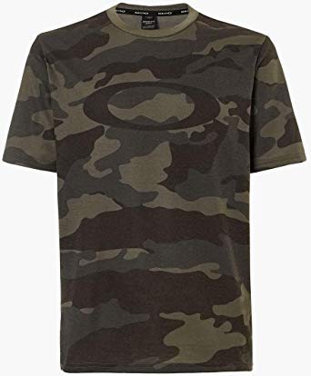 Camo Oakley Logo - Oakley Mens Gel Camo Logo SS T-Shirt - Dark Brush - XXL: Amazon.co ...