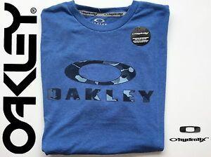 Camo Oakley Logo - XL Oakley Pale Blue Stealth Camo Logo Hydrolix T-Shirt Hip Street ...