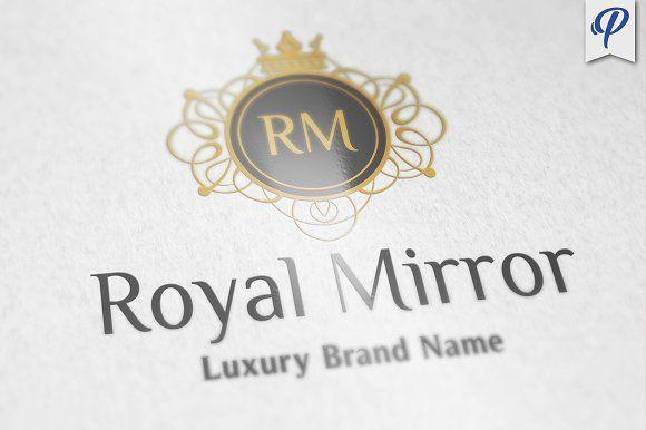 Mirror Logo - Royal Mirror - Luxury Logo Template ~ Logo Templates ~ Creative Market