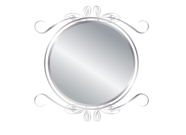 Mirror Logo - Design Free Logo: Luxury Mirror Alphabet Logo Template