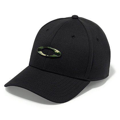 Camo Oakley Logo - Oakley Tincan Cap, Black with Graphic Camo Logo