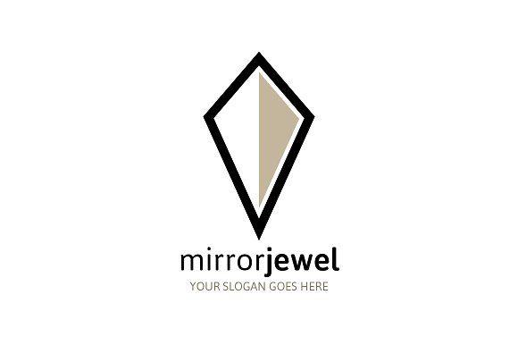 Mirror Logo - Mirror Jewel Logo ~ Logo Templates ~ Creative Market