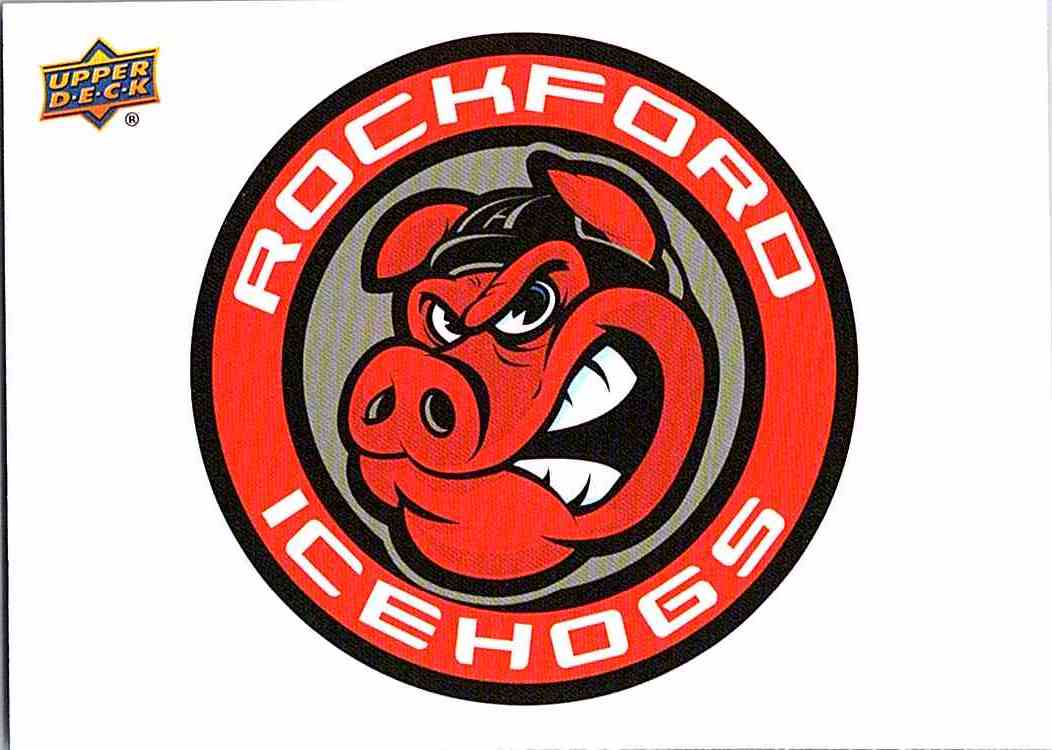 AHL Logo - 2015-16 Upper Deck AHL Logo Stickers Rockford IceHogs #19 on ...