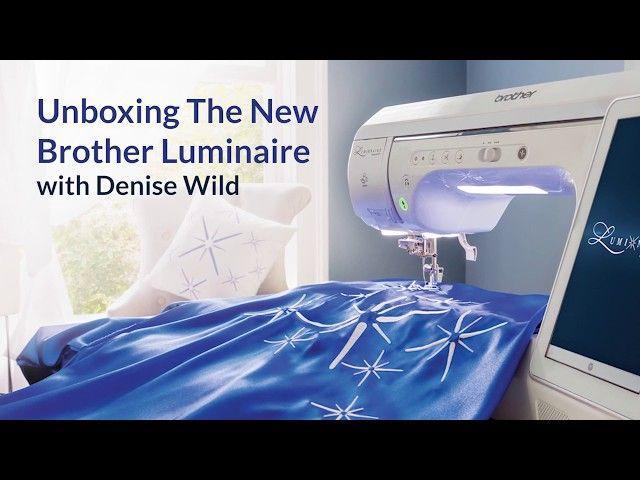 Brother Luminaire Logo - Brother Luminaire Innov Is XP1 Top Of The Line Sewing, Embroidery