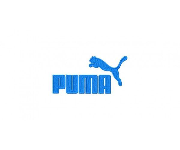 Blue Puma Logo - Puma Logos package Machine Embroidery Design for instant download