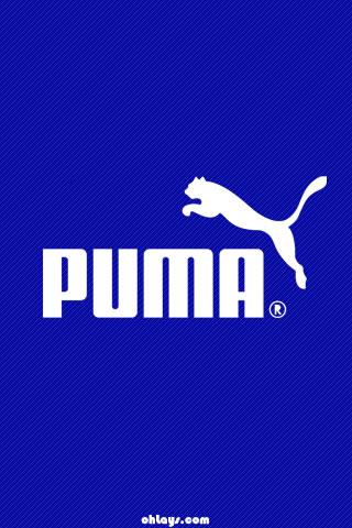 Blue Puma Logo - Blue Puma iPhone Wallpaper