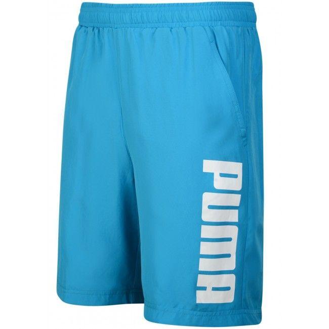 Blue Puma Logo - Mens Puma Logo Swim Shorts - Blue