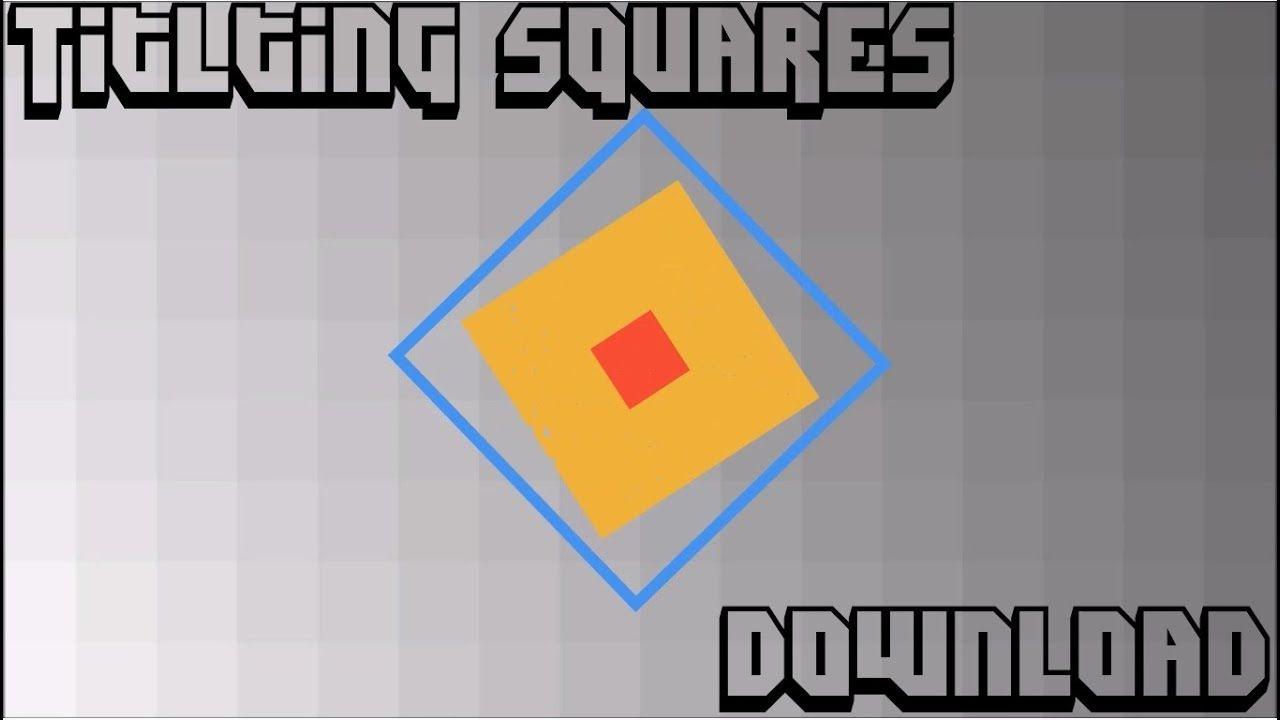 Yellow Tilted Square Logo - Tilting Squares (Blender Download)