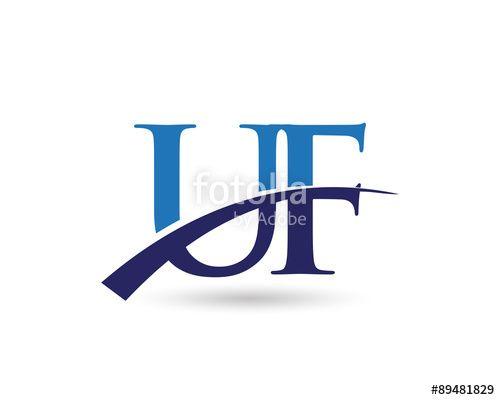 UF Logo - UF Letter Logo Swoosh Stock Image And Royalty Free Vector Files