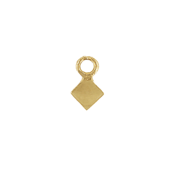 Yellow Tilted Square Logo - Gold Square Plaque – metier by tomfoolery