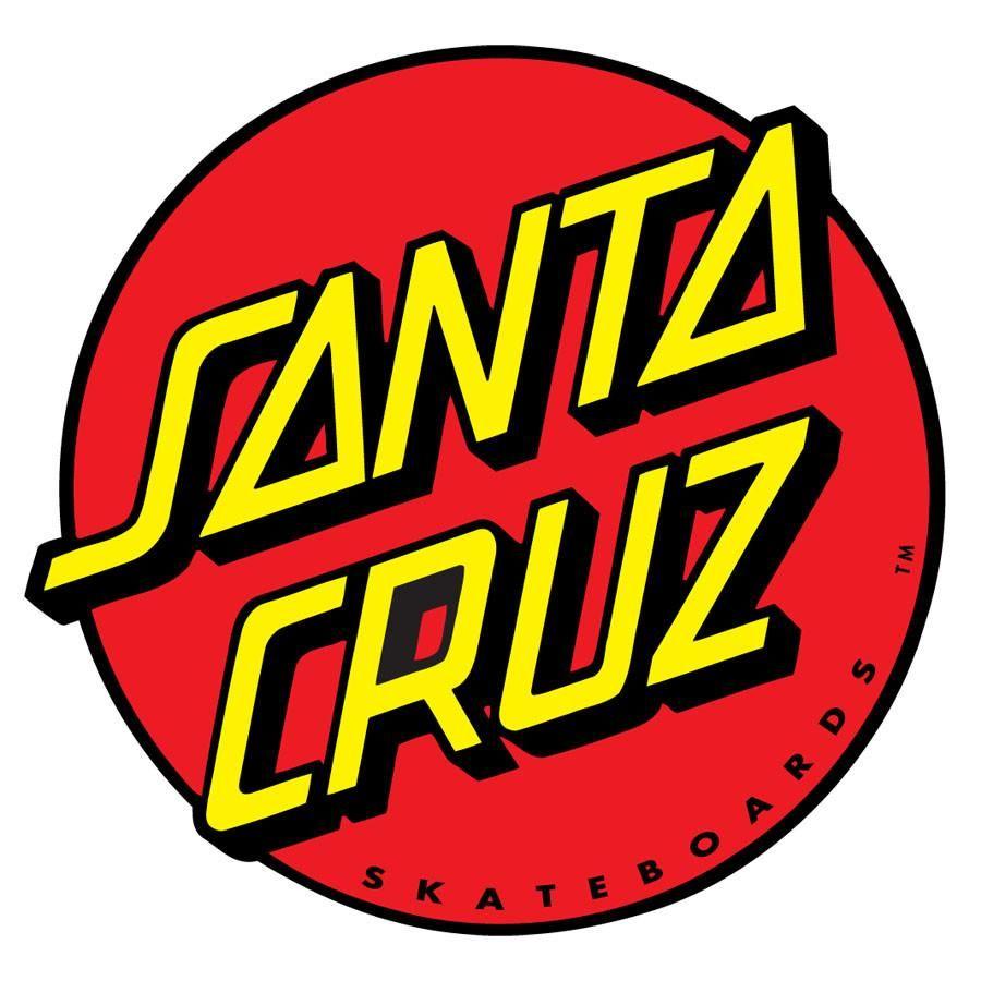 Giant Red P Logo - Santa Cruz Classic Dot Sticker 20 Inch Red