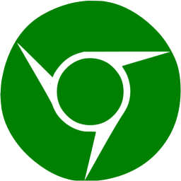 Google Chrome Browser Logo - Green chrome icon - Free green browser icons
