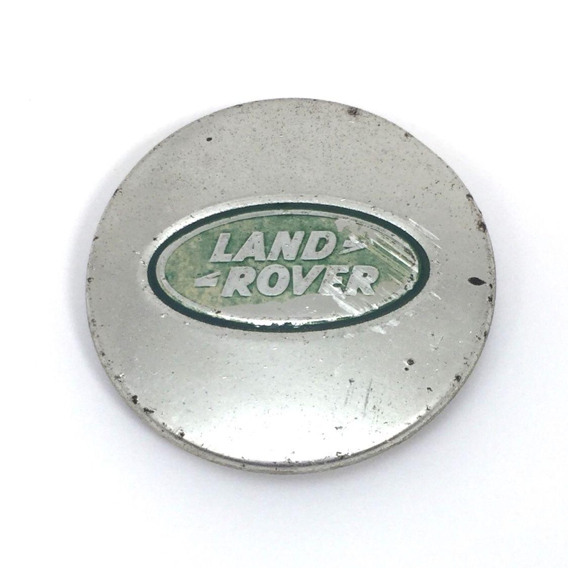 Chrome and Green Logo - Land Rover Range Rover Center Wheel Cap Chrome w/Green Logo ...