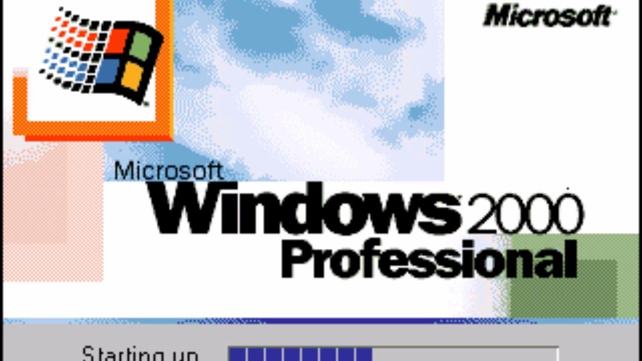 Windows 2000 Professional Logo - Windows 2000 beta 3 alternate startup and shutdown sound(logon.wav ...