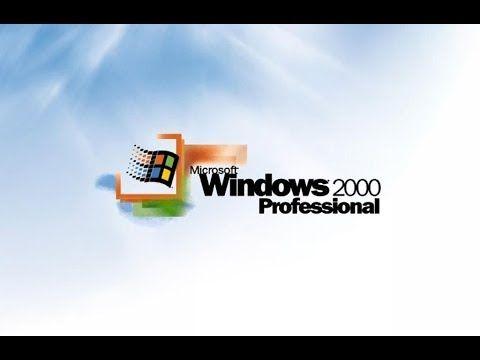 Windows 2000 Professional Logo - Microsoft Windows 2000 Professional (2018) - YouTube