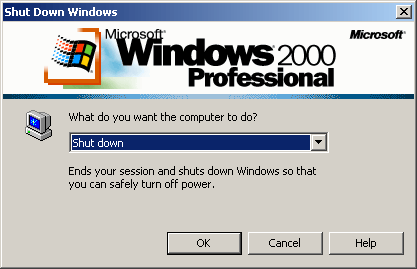 Windows 2000 Professional Logo - GUIdebook > Screenshots > Windows 2000 Pro