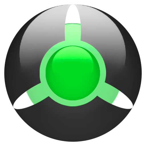 Chrome and Green Logo - Chrome Icon