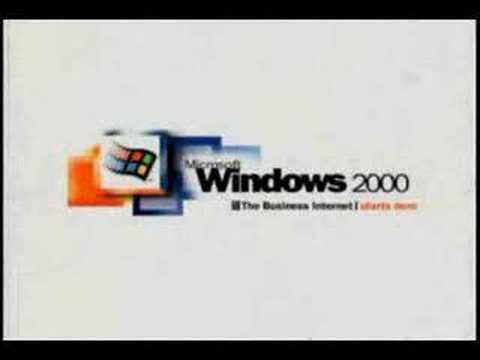 Windows 2000 Professional Logo - Windows 2000 Startup Animation - YouTube