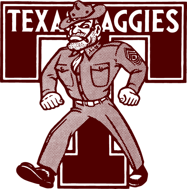 Aggies Logo - Texas A&M Aggies Primary Logo - NCAA Division I (s-t) (NCAA s-t ...