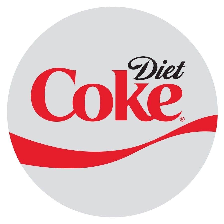 Diet Coke Circle Logo - redbull energy drink eddible cake topper