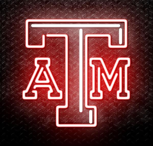 Aggies Logo - NCAA Texas A And M Aggies Logo Neon Sign // Neonstation
