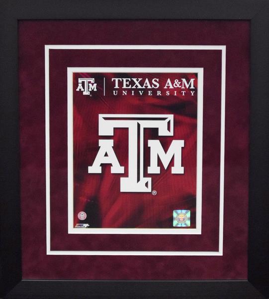 Aggies Logo - Texas A&M Aggies Logo 8x10 Framed Photograph