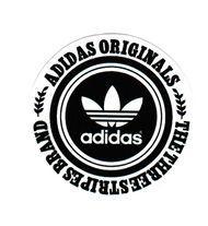 White with Three Stripes Logo - 1867 adidas Originals the three stripes brand Logo , 8 cm decal ...