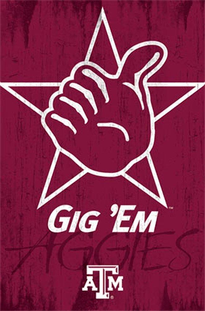 Aggies Logo - Texas A&M Aggies Logo 13 Wall Poster