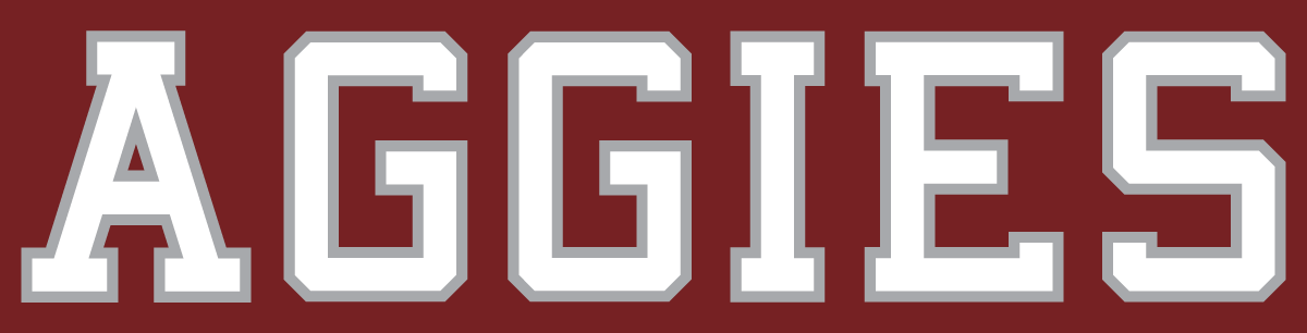 Aggies Logo - Texas A&M Aggies Wordmark Logo - NCAA Division I (s-t) (NCAA s-t ...