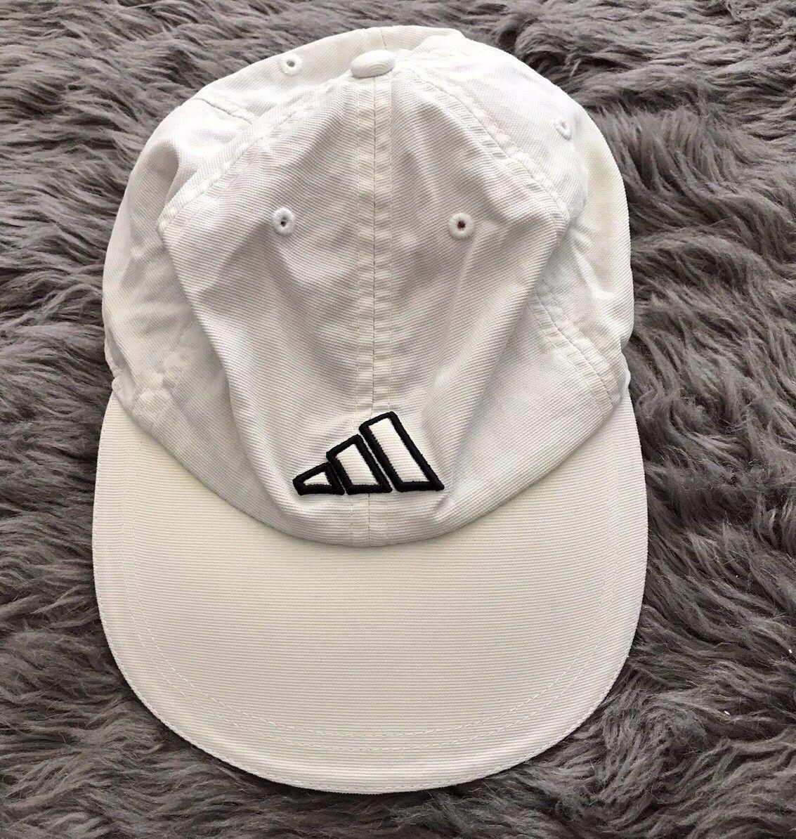 White with Three Stripes Logo - Vintage Adidas Adidas Vintage White Hat Three Stripes 6a3705 ...