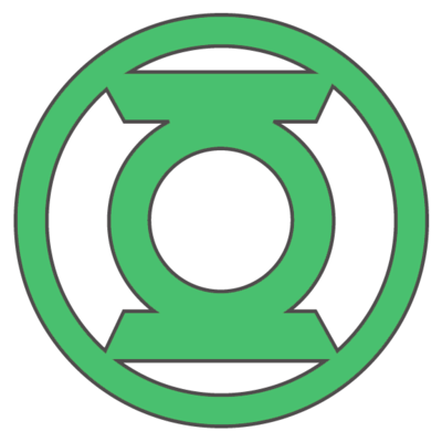 8 Green Logo - Green Lantern Lantern Logo Youth T-Shirt (Ages 8-12) - Sons of Gotham