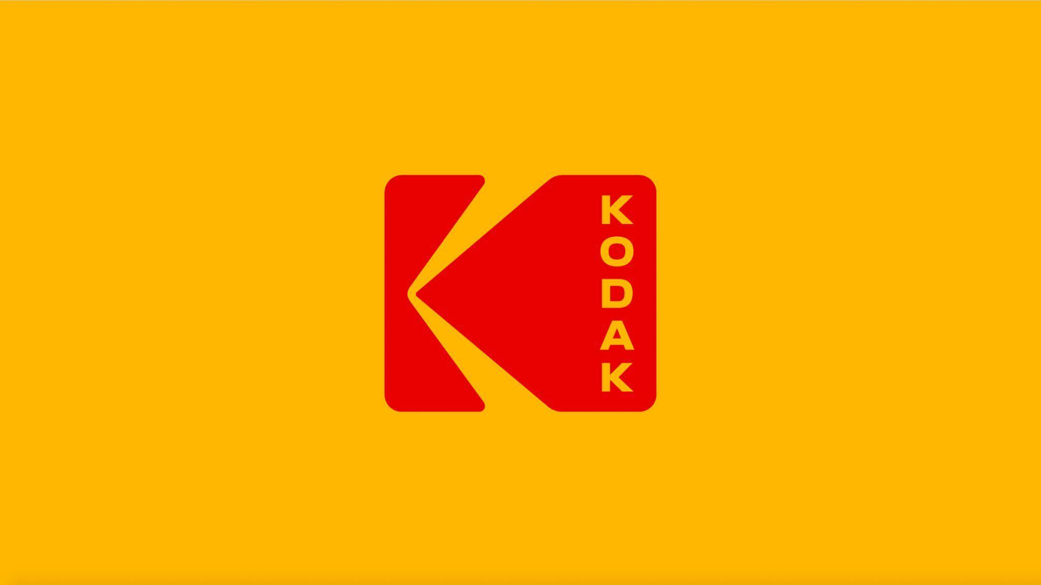Text On Yellow Red Logo - Kodak brings back their classic logo (with a twist)