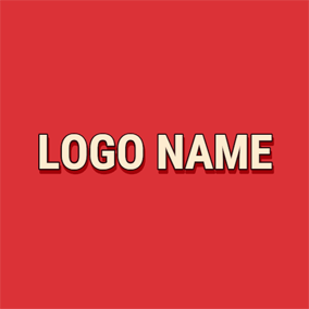 Text On Yellow Red Logo - Free Cool Text Logo Designs. DesignEvo Logo Maker