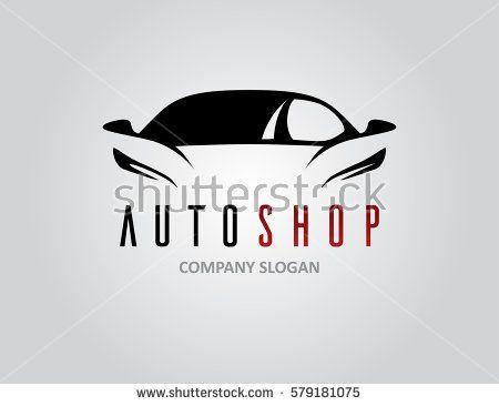 Auto Car Logo - logo design automotive auto shop car logo design concept stock photo ...