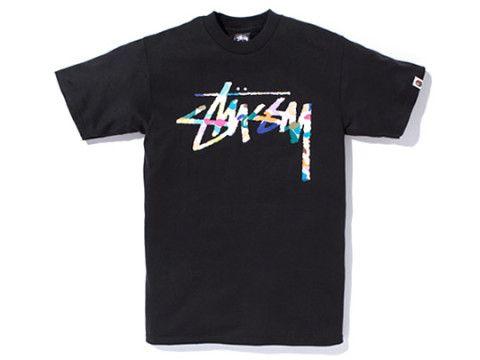 Stussy X BAPE Logo - BAPE® x Stussy T-Shirt - US Web Exclusive Colorway | Highsnobiety