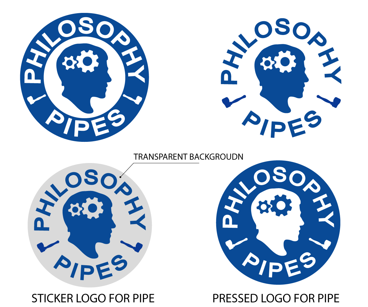 Philosophy Logo - Serious, Masculine, Marketing Logo Design for Philosophy Pipes