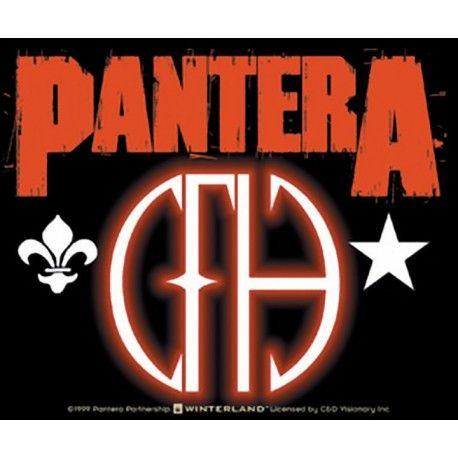 Cfh Logo - Pantera Vinyl Sticker Cowboys From Hell CFH Logo Band Flags