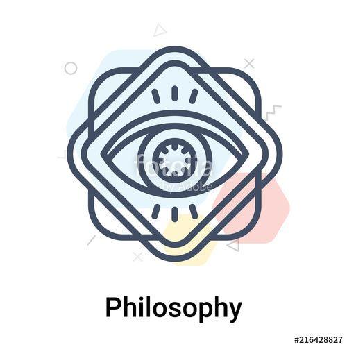 Philosophy Logo - Philosophy icon vector sign and symbol isolated on white background ...