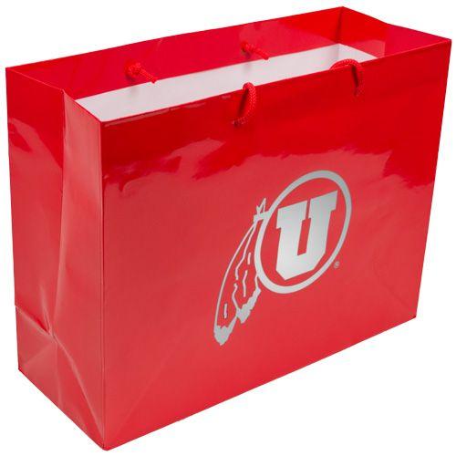 Chrome Bags Logo - Large Chrome Athletic Logo Gift Bag | Utah Red Zone
