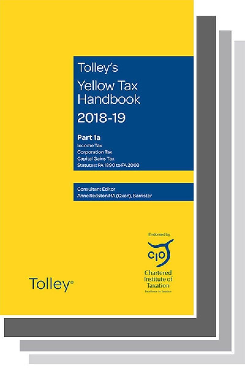 Yellow-Orange and Blue Logo - Yellow & Orange Tax Reference Set 2 2018-19 | LexisNexis UK