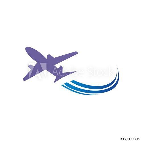 Flying Aircraft Logo - Flying plane silhouette logo - Buy this stock vector and explore ...