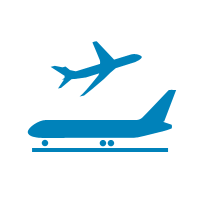 Flying Aircraft Logo - Hamilton International Airport | John C. Munro