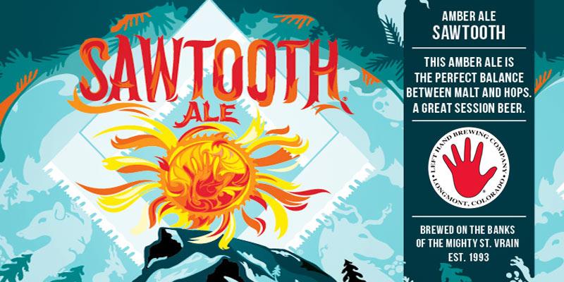 Sawtooth Beer Logo - Sawtooth Ale from Left Hand Brewing :: Review & Tasting Notes