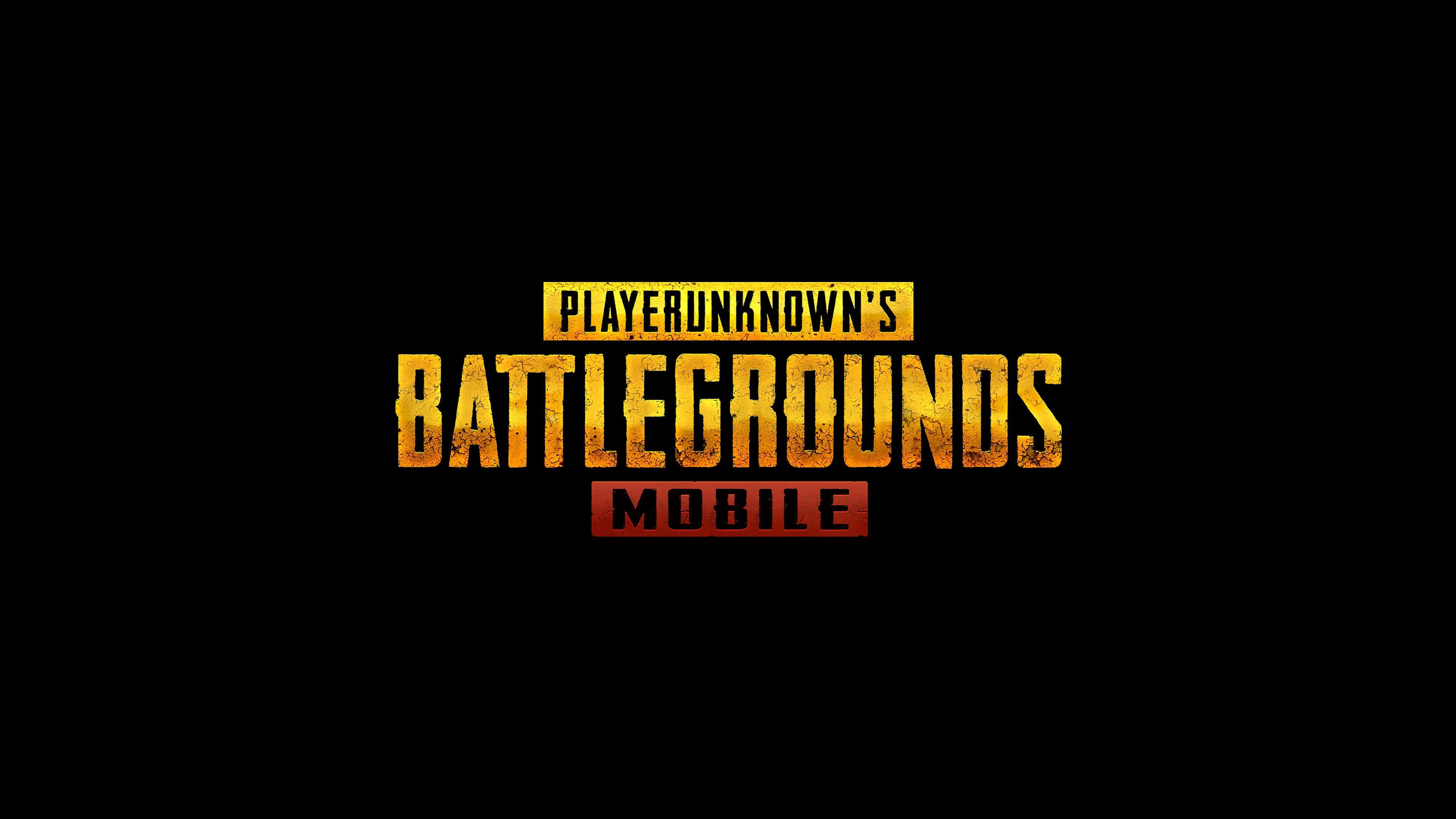 Pubg Mobile Logo - PUBG Mobile Player Unknown Battlegrounds Mobile Logo UHD 4K