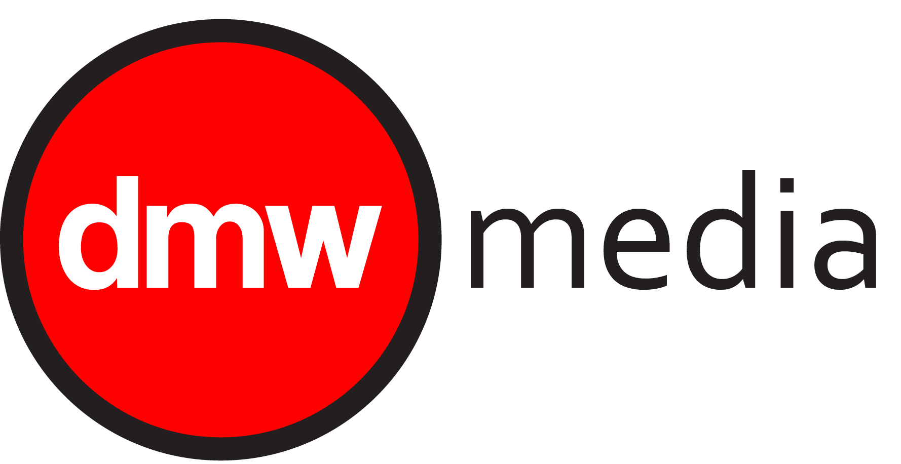 Red Media Logo - DMW Media