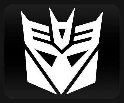 Transformers Black and White Logo - Amazon.com: Transformers Decepticon 6